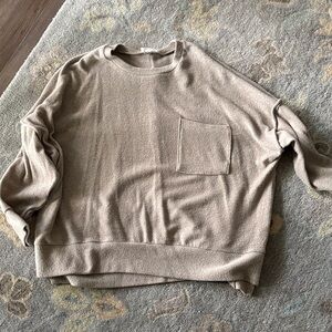 Zenana Outfitters Beige Knit Top